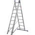 Лестница ЗУБР универсальная, трехсекционная со стабилизатором, 9 ступеней 38831-09 купить в Ноябрьске