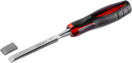 Стамеска MIRAX с двухкомпонентной прозрачной рукояткой, 12мм 1810-12 купить в Ноябрьске