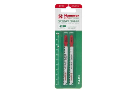 Пилки для лобзика HAMMER JG WD T101BRF (2шт.) купить в Ноябрьске