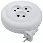 Удлинитель бытовой без заземления 3м 3 розетки 6A серия УХ6 DENZEL 95926 купить в Ноябрьске