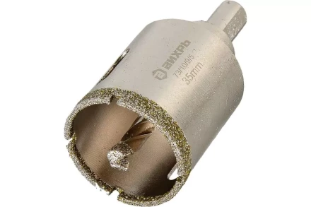 Коронка алмазная Вихрь по керамограниту/керамике, 35 мм 73/10/9/5 купить в Ноябрьске