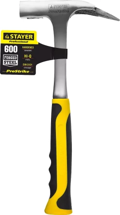 Молоток КРОВЕЛЬЩИКА STRIKE 600г цельнометаллический, STAYER Professional 20205 20205 купить в Ноябрьске