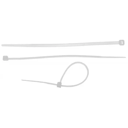 Хомуты ЗУБР нейлоновые, в п/э пакете, тип 7, белые, 4,8ммх350мм, 25шт 4-309017-48-350 купить в Ноябрьске