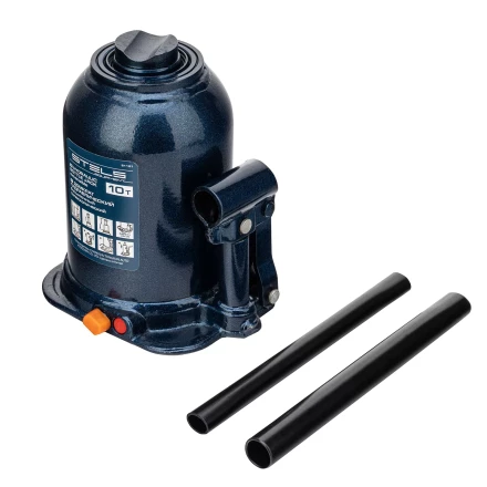 Домкрат гидравлический бутылочный телескопический Stels 51151, 10 т, подъем 180-430 мм купить в Ноябрьске