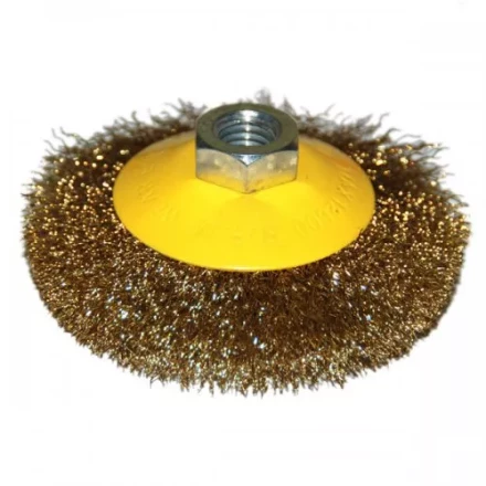 Щетка для УШМ М14/100 мм выгнутая сталь прямая Энкор 51561 купить в Ноябрьске