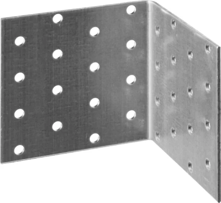 Крепежный угол ЗУБР &quot;МАСТЕР&quot; равносторонний, 80х80х80мм, 1шт 310206-080-080 купить в Ноябрьске