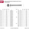 Болт ГОСТ 7798-70, M8 x 60 мм, 3 шт, кл. пр. 5.8, оцинкованный, ЗУБР 303086-08-060 купить в Ноябрьске