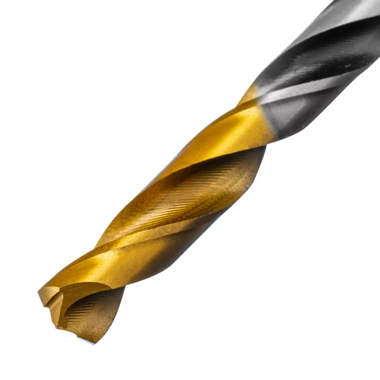 Сверло спиральное по металлу Denzel 6,5 x 93мм, Р6М5, Golden Tip, многогранная заточка, 718279 купить в Ноябрьске