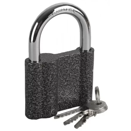 Замок ЗУБР навесной, металлический корпус, закаленная дужка, 80мм 3712-80 купить в Ноябрьске