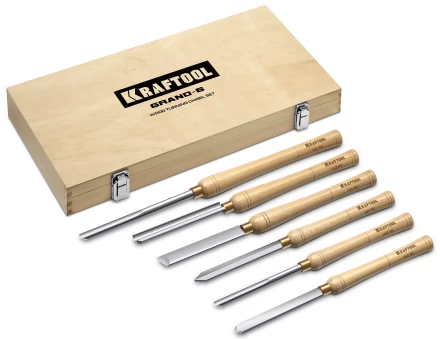 Набор профессиональных токарных резцов по дереву KRAFTOOL 18368 купить в Ноябрьске