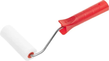 Мини-валик ЗУБР &quot;МАСТЕР&quot; &quot;ПОРОЛОН&quot; мелкий, ролик с ручкой, ручка 6мм, d=35 (втулка 15)/100мм 03538-10 купить в Ноябрьске