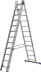 Лестницы алюминиевые трехсекционные серия ЭКСПЕРТ купить в Ноябрьске