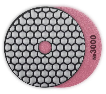 ЗУБР 100 мм, №3000, сухое шлифование, алмазный гибкий шлифовальный круг АГШК, Профессионал (29868-3000) купить в Ноябрьске