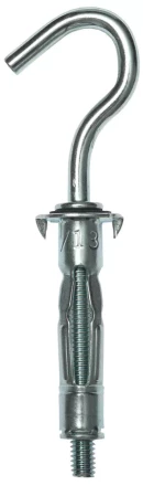 Анкер ЗУБР для пустотелых конструкций оцинкованный, с полукольцом, М4х32х13мм, ТФ6, 2шт 4-302516-04-032 купить в Ноябрьске