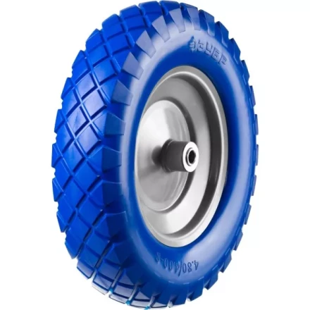 Колесо ЗУБР &quot;ПРОФЕССИОНАЛ&quot; полиуретановое, 380мм, посадочный размер 16мм 39912-2 купить в Ноябрьске