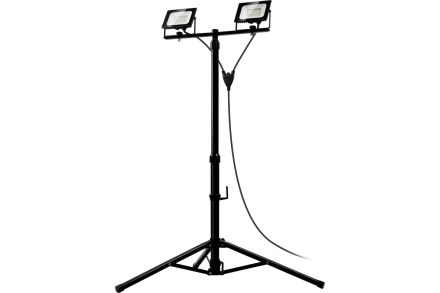 ЗУБР ПСК 30х2, 2 х 30 Вт, 6500 К, IP 65, 1.6 м, светодиодные прожекторы на штативе, Профессионал (57145-2-30) купить в Ноябрьске