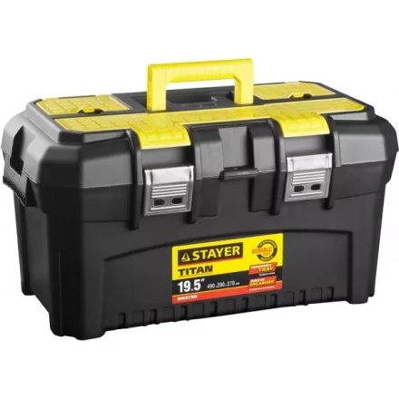 Ящик для инструмента &quot;TITAN-19&quot; пластиковый, STAYER 38016-19 купить в Ноябрьске