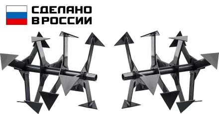 ЗУБР Ф-1, НЕХ 23, фрезы гусиные лапки для мотоблоков (707108-1) купить в Ноябрьске